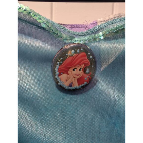 Disney Princess Ariel Halloween Costume Dress Size S (4-6) Little Mermaid - Picture 2 of 12
